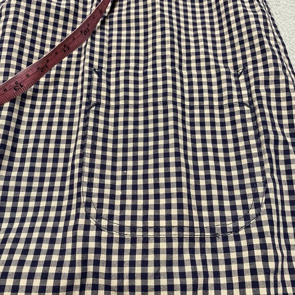 Autre Ton Dress Women's Size US 8 EU 38 Mini Gingham Check Pop Over Pockets - Picture 6 of 9